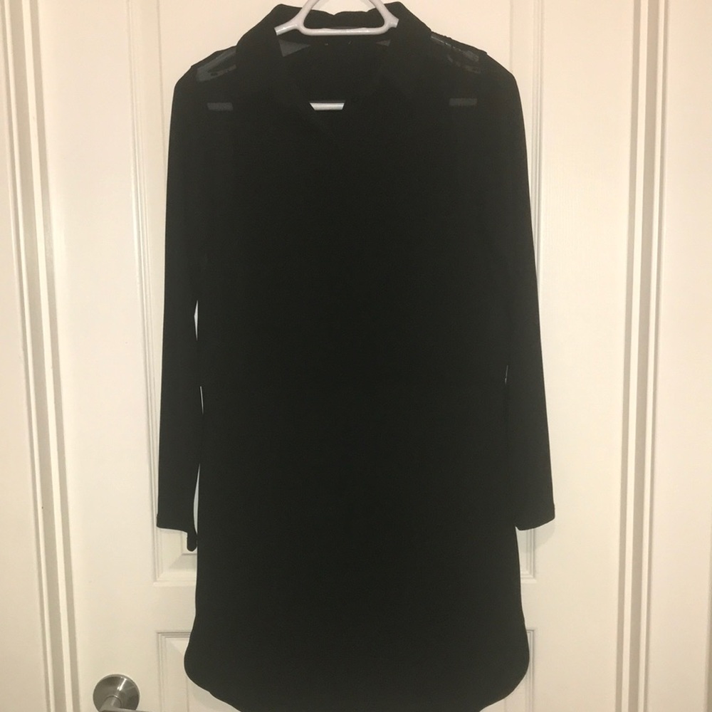 Black Shirt Dress
